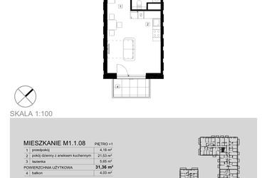 Plan inwestycji Modern Helenów 12