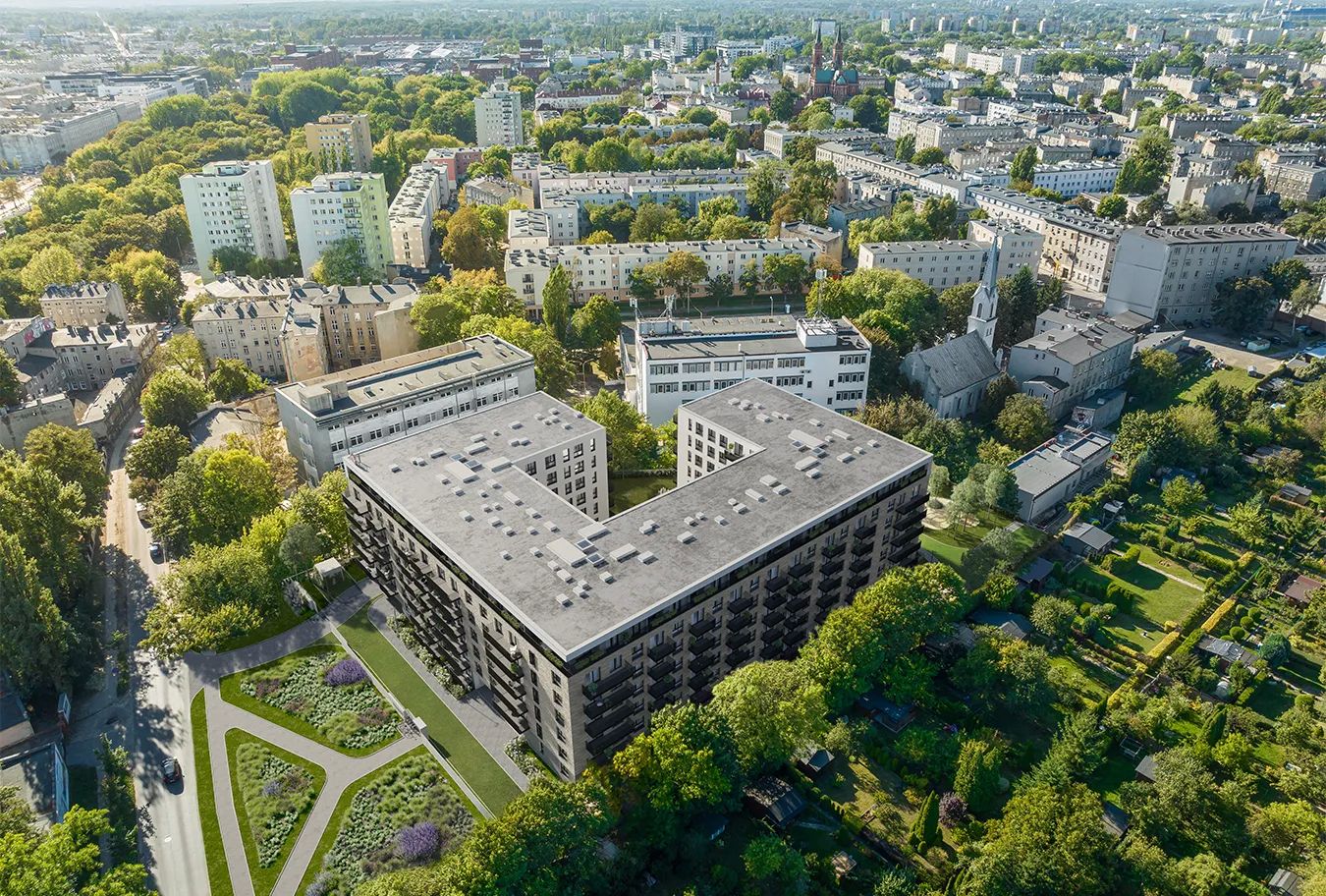 Okolica inwestycji Modern Helenów 2