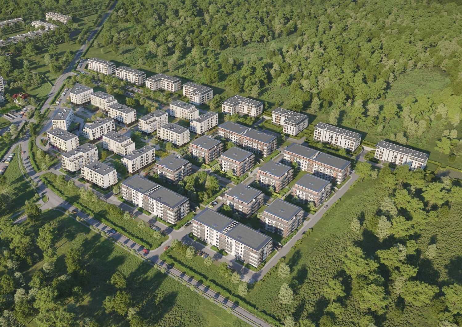 Okolica inwestycji Nowe Miasto Polesie IV B 1