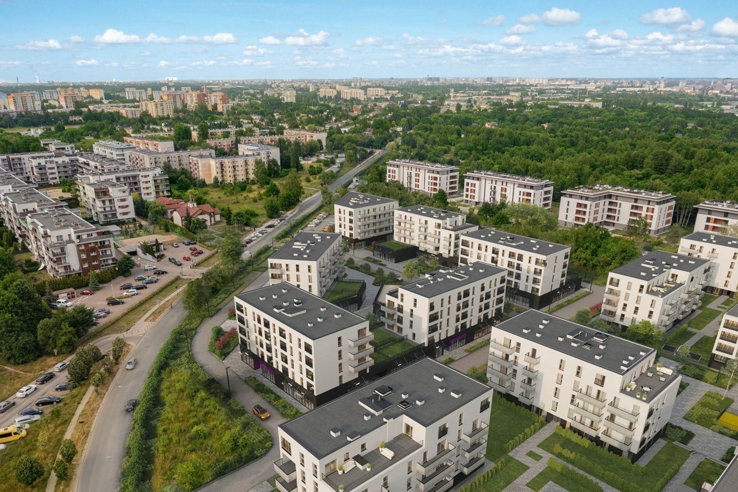 Okolica inwestycji Nowe Miasto Polesie IV B 2