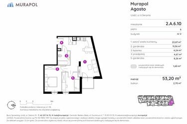 Plan inwestycji Murapol Agosto 3