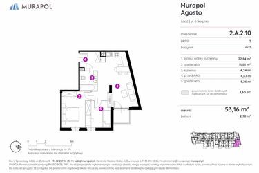 Plan inwestycji Murapol Agosto 7