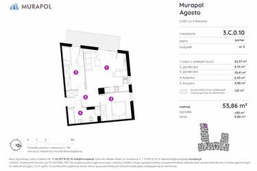 Plan inwestycji Murapol Agosto 11