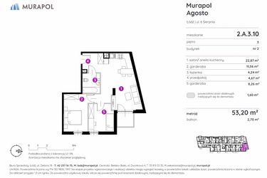 Plan inwestycji Murapol Agosto 16