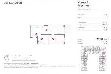 Plan inwestycji Murapol Argentum 2