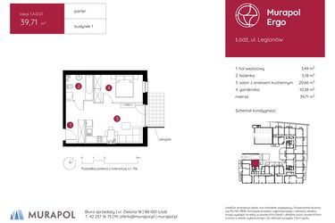 Plan inwestycji Murapol Ergo 6
