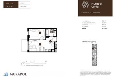 Plan inwestycji Murapol Corfa 7